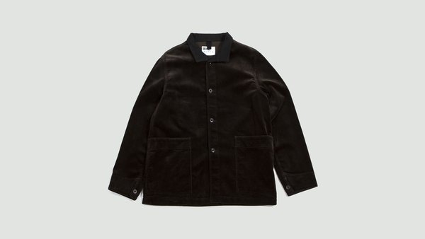 Margaret Howell Stand Collar Heavy Corduroy Jacket - Bark | Garmentory