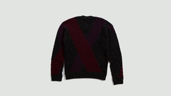 【定価12万】LEMAIRE CURVED SLEEVE SWEATER Lemaire V Neck Jacquard Sweater - multicolor | Garmentory