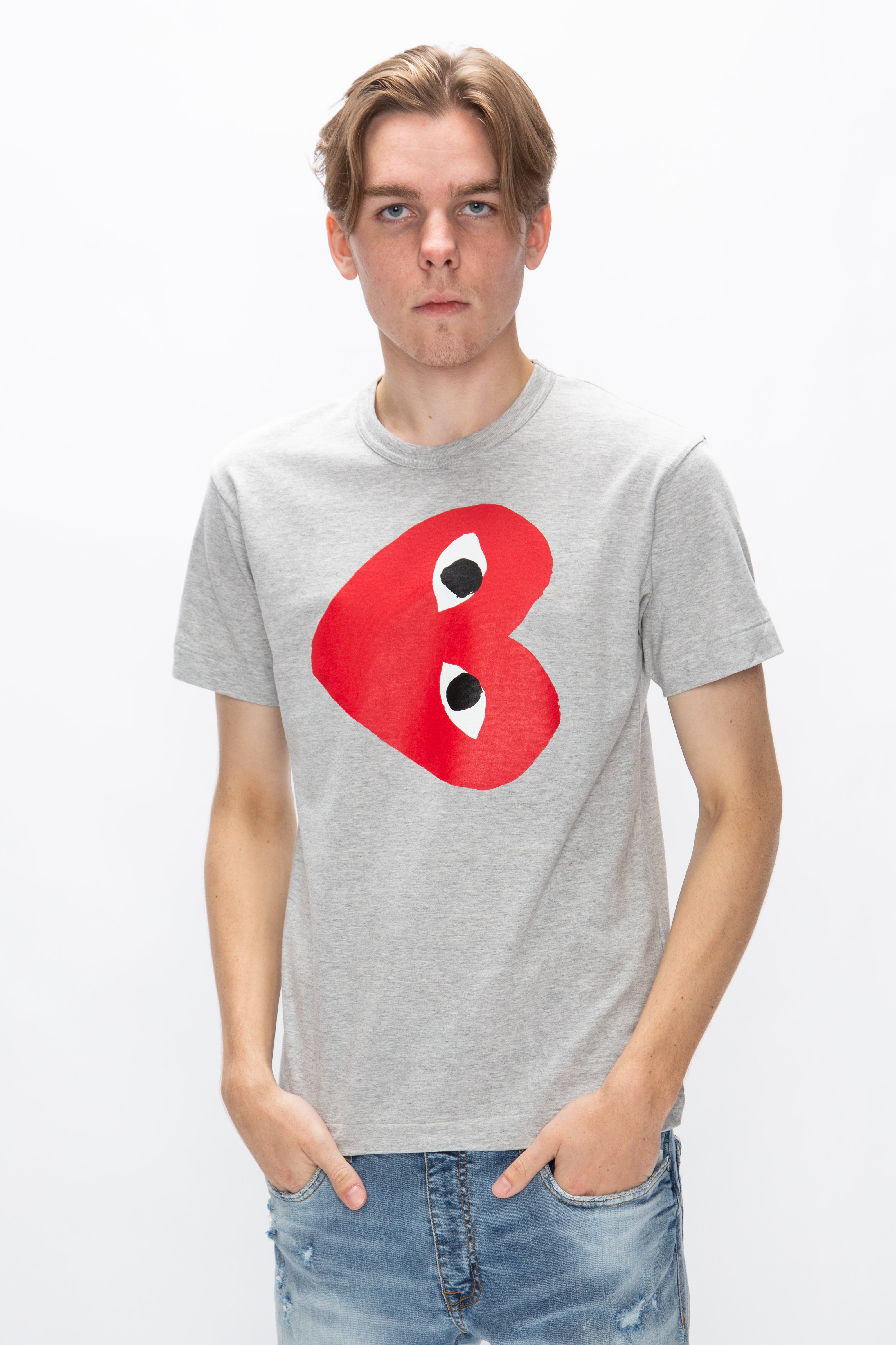 Heart T-Shirt - Grey | Garmentory