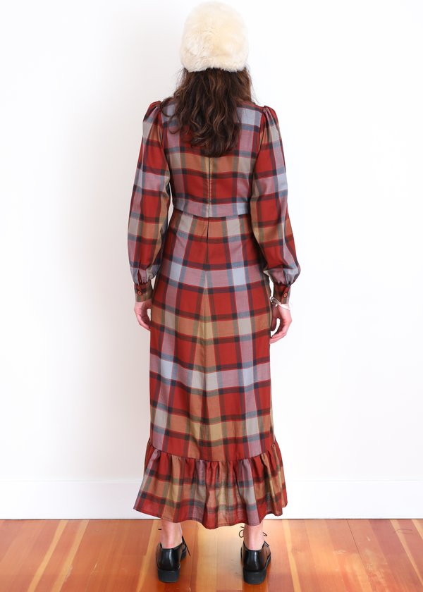 Gravel & Gold Velutina Dress - Plaid Gravel & Gold Velutina Dress - Plaid