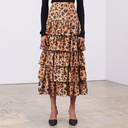 mara hoffman leopard dress