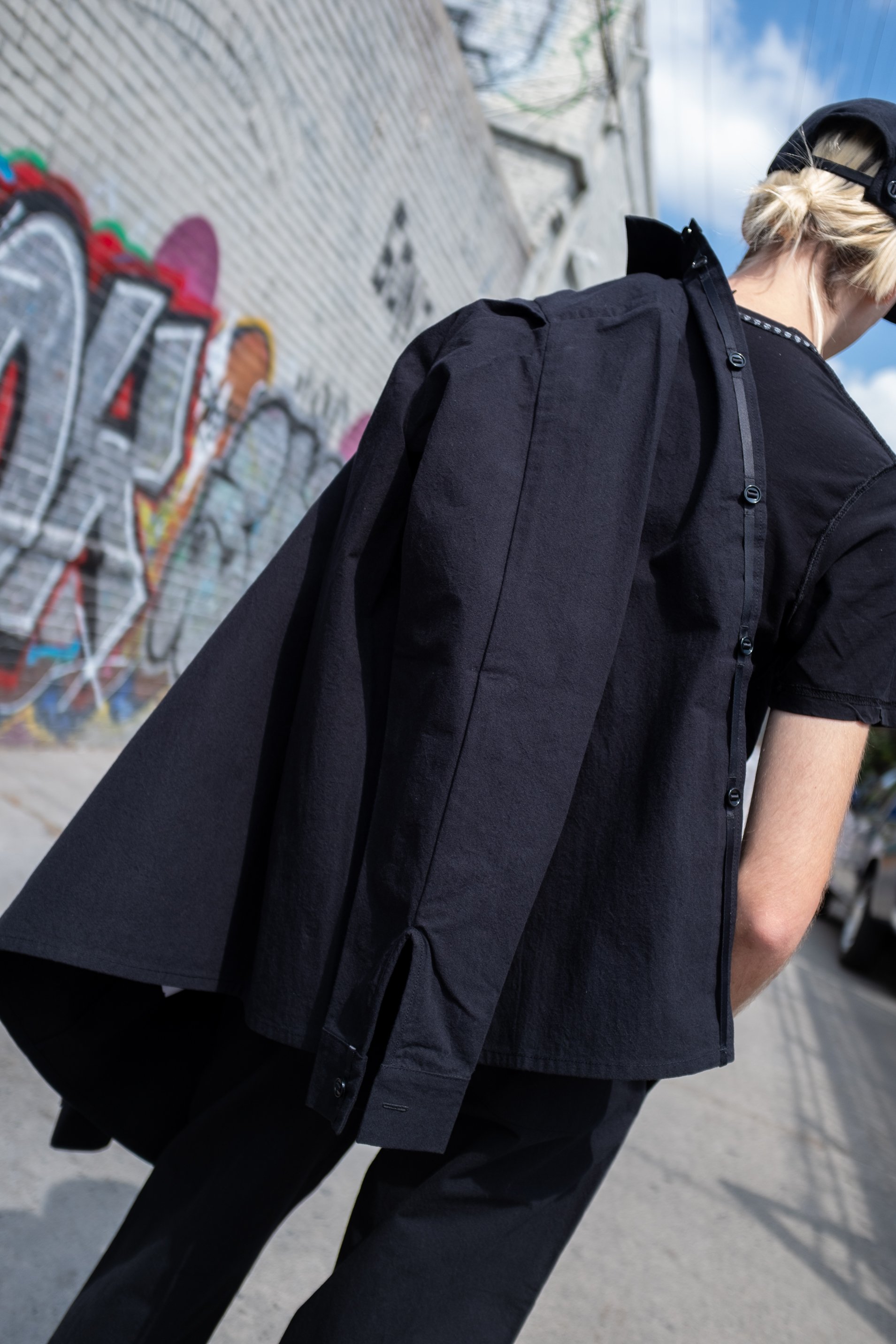 MAN-TLE R7 Bio Wash Shirt 1 - Black | Garmentory