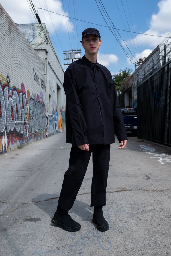 MAN-TLE R7 Bio Wash Shirt 1 - Black | Garmentory