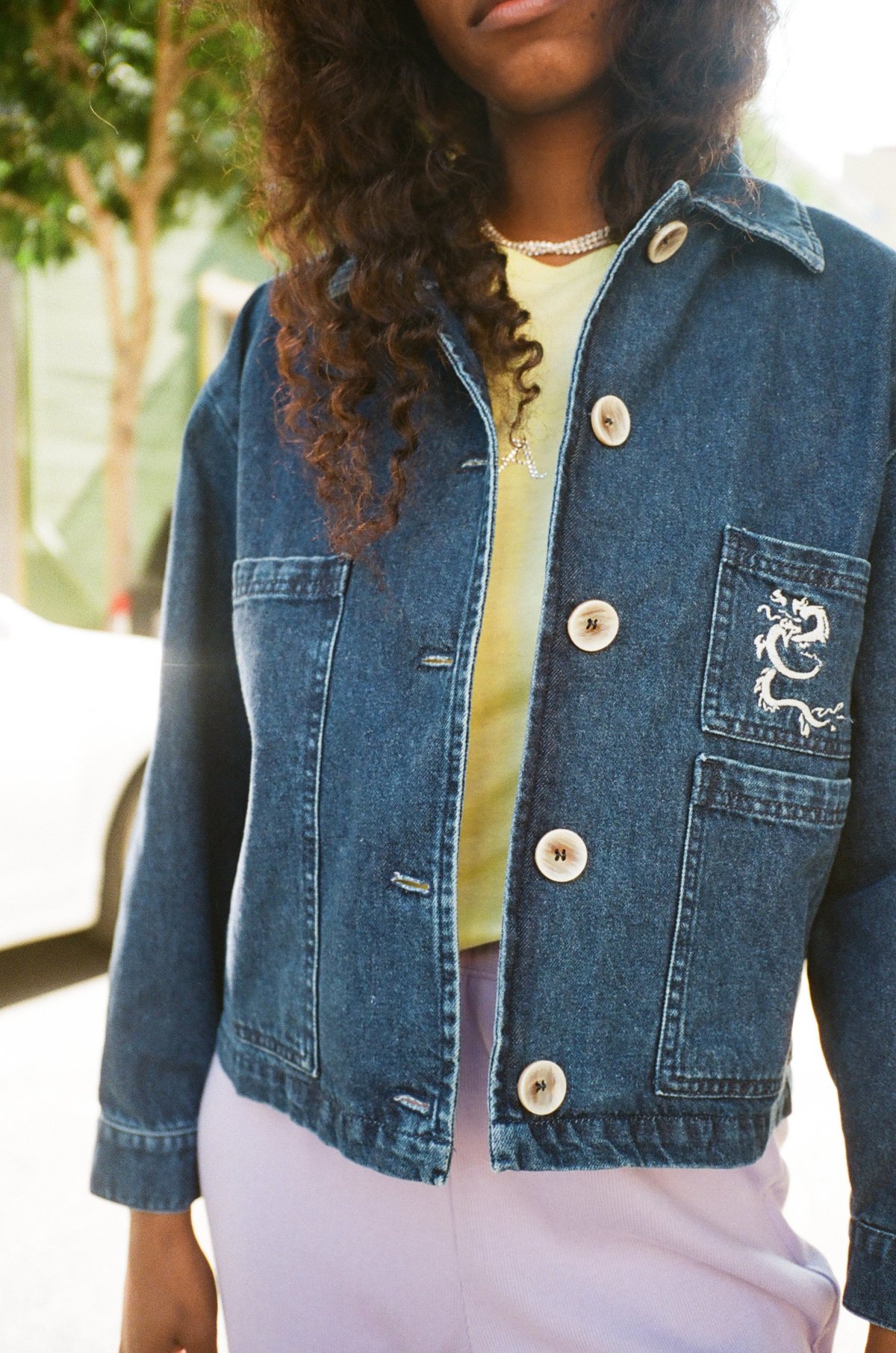 Paloma Wool Stromboli Jacket - Denim | Garmentory