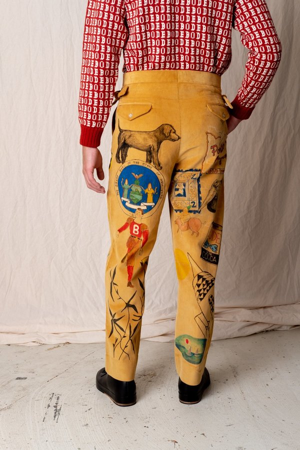 BODE Senior Cord Pant - Corn Yellow | Garmentory