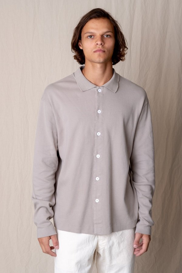 lady white placket polo