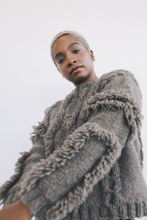 Kordal Cable Knit Fringe Sweater | Garmentory