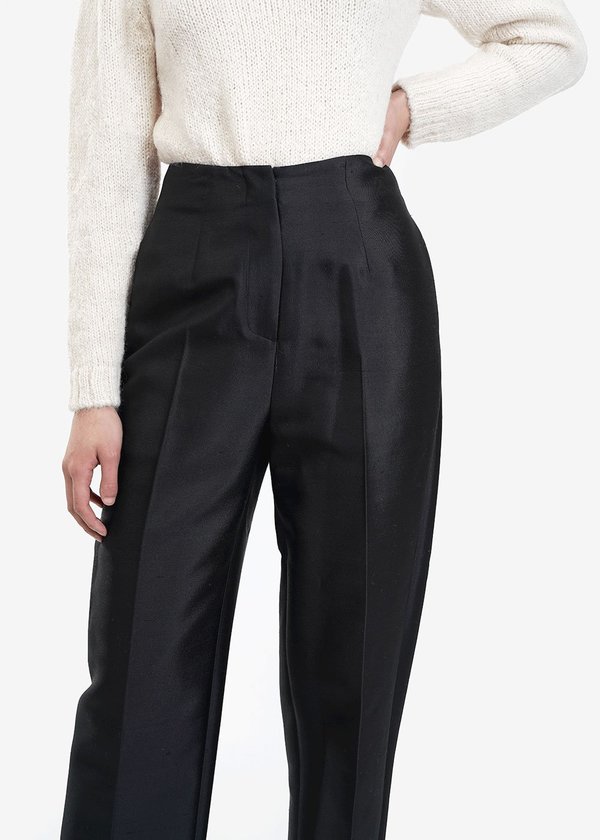 amomento Wool Wrap Pants, Black AmomentoWool Wrap Pants Charcoal