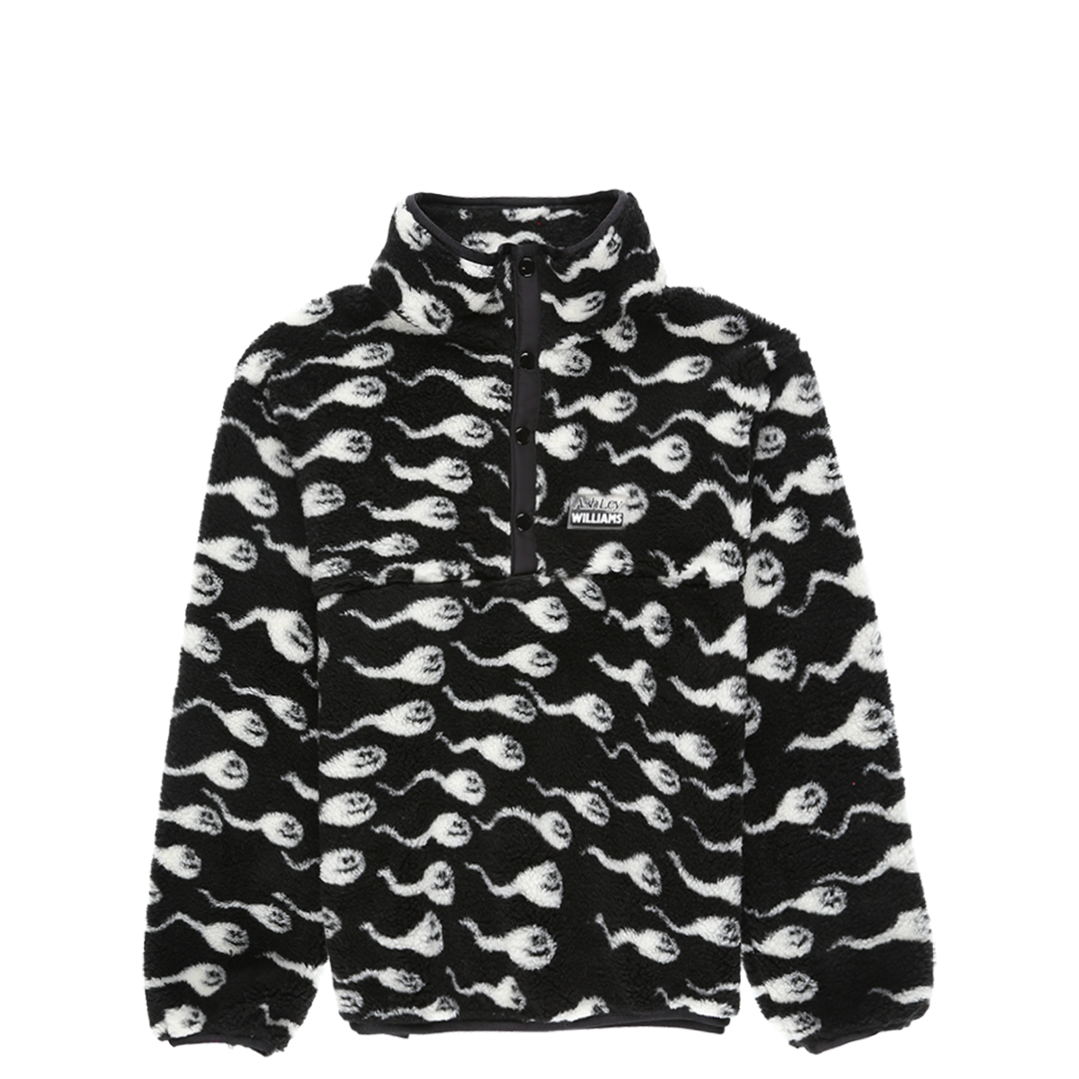 Ashley Williams Juju Fleece Jacket - Happy Sperm | Garmentory