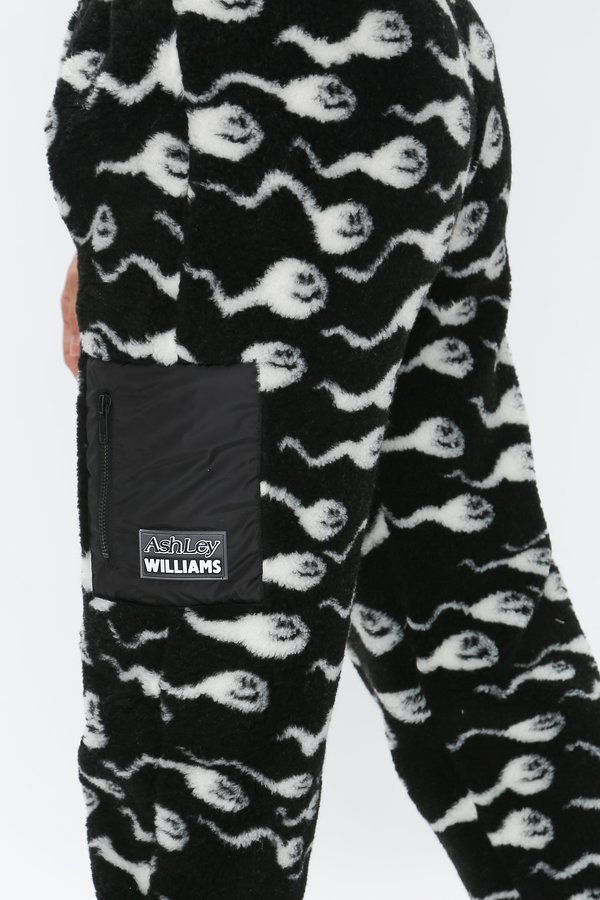 Ashley Williams Juju Fleece Pants - Happy Sperm | Garmentory