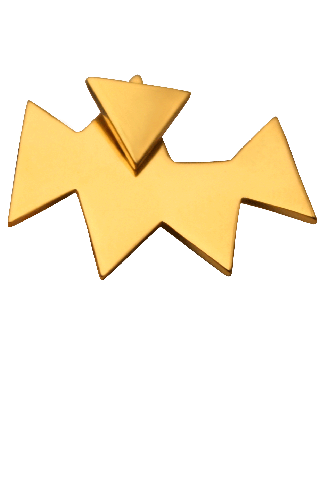 Katrine Kristensen - Gold Chainsaw Earring Katrine Kristensen - Gold Chainsaw Earring