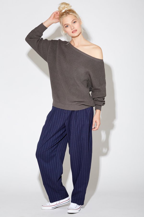 Callahan Jonna Off The Shoulder Top - Charcoal Grey Callahan Jonna Off The Shoulder Top - Charcoal Grey