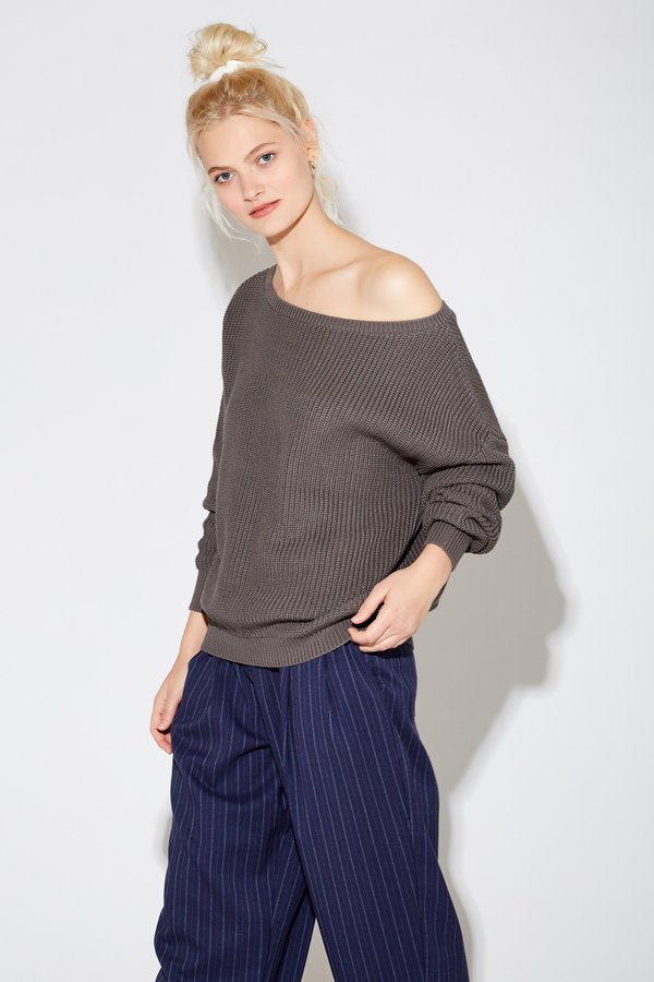 Callahan Jonna Off The Shoulder Top - Charcoal Grey Callahan Jonna Off The Shoulder Top - Charcoal Grey