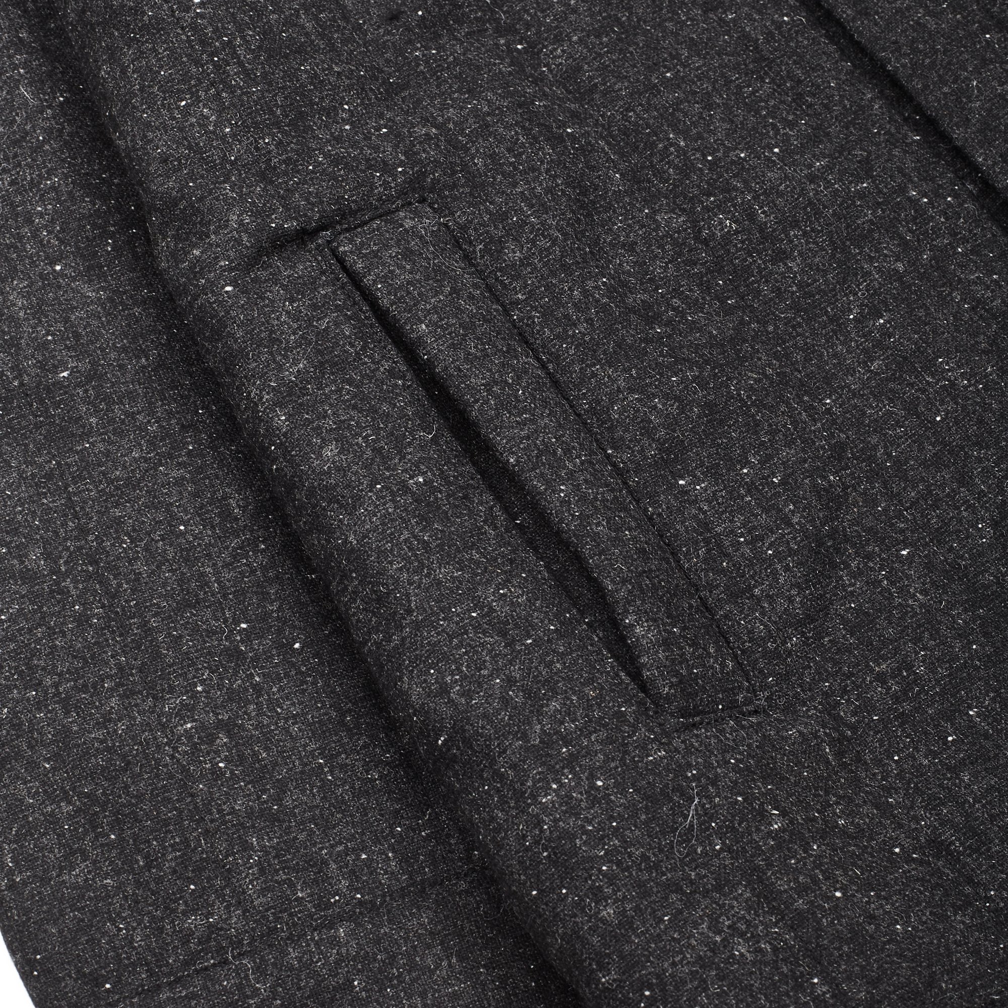 Corridor Wool Tweed Quilted Jacket Charcoal Garmentory