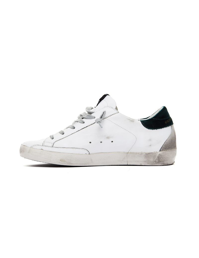 Golden Goose Superstar Sneakers - White/Red Star | Garmentory