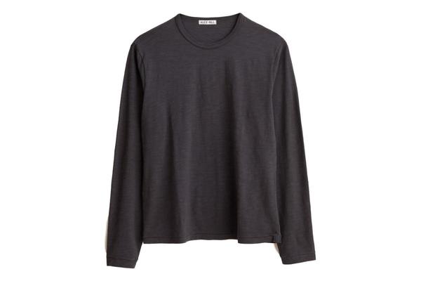 Alex Mill Standard Slub LS Cotton Tee - Iron Grey Alex Mill Standard Slub LS Cotton Tee - Iron Grey