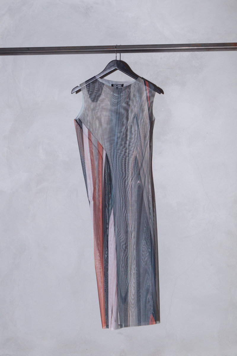 Clan Mesh Print Onda Dress | Garmentory