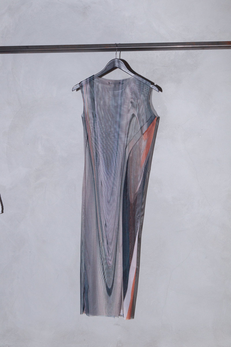 Clan Mesh Print Onda Dress | Garmentory 