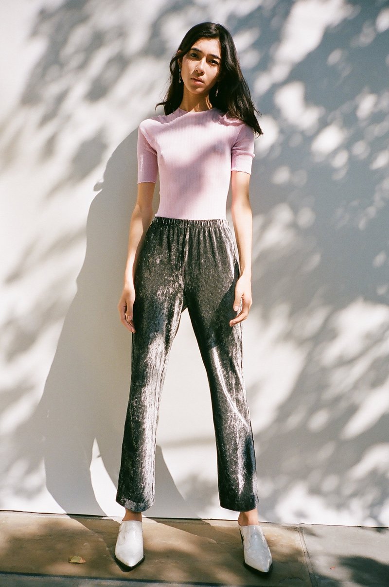maryam nassir zadeh ショートレギンス　パンツ HERMES PLEATED SHORT – Maryam Nassir Zadeh