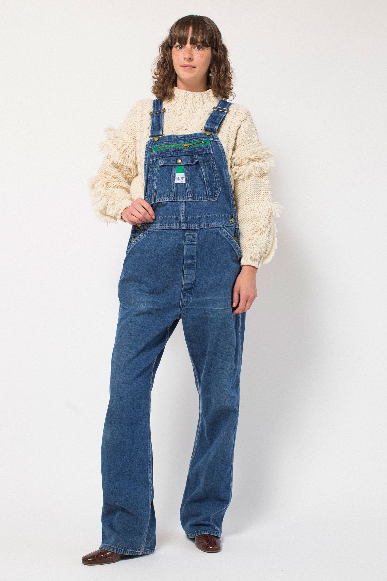 Medium-wash-Denim-Overalls-