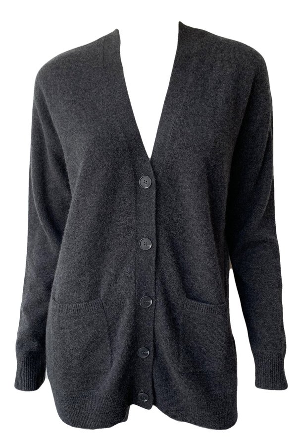 Naadam Grandpa Cardigan - Smoke 