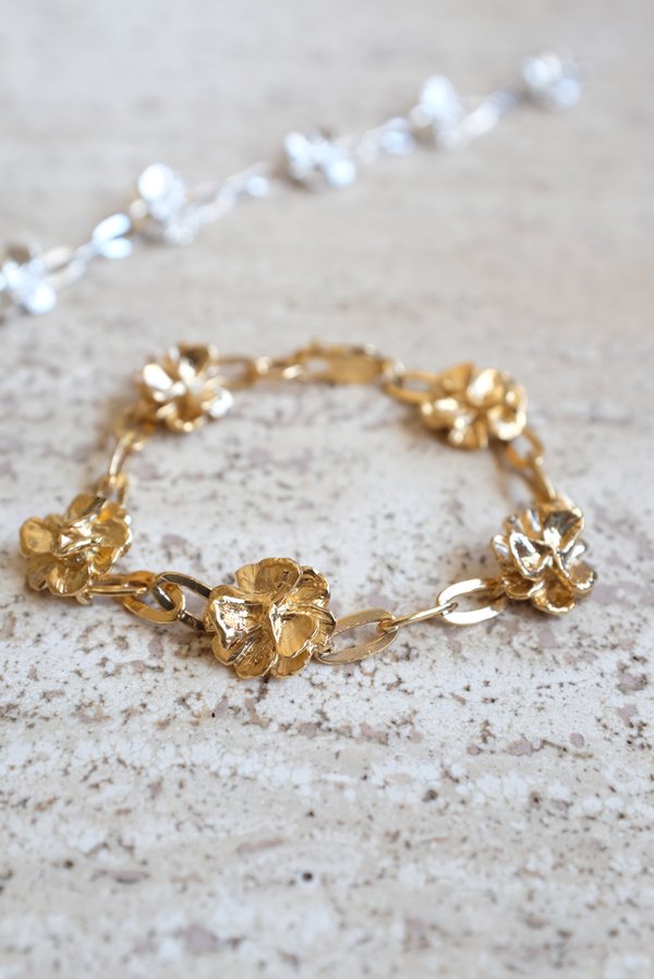 Leigh Miller Poppy Chain Bracelet - Gold Leigh Miller Poppy Chain Bracelet - Gold