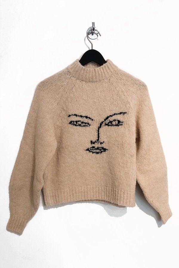 Paloma Wool Piero Face Knit - Ecru | Garmentory