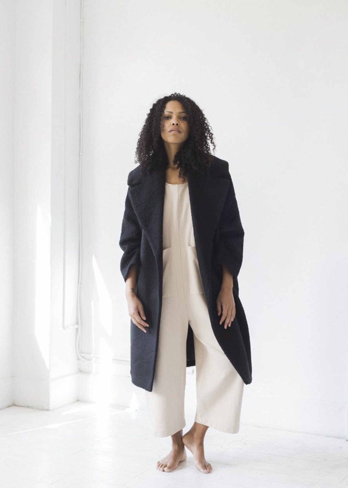 Line Knitwear Emmi Coat - Caviar - Image 2 of 5