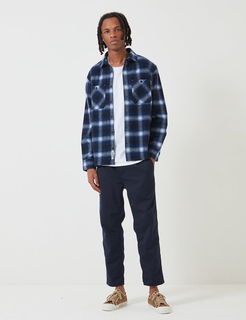 CARHARTT WIP Carhartt-WIP Halleck Shirt - Dark Navy Halleck