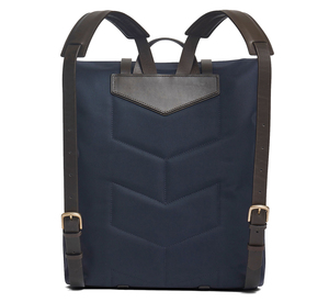 Navy and Dark Brown MS Backpack by Mismo | Garmentory