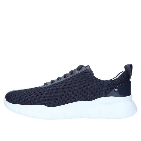BALLY Binky Leather and Perforated Fabric Running Shoes  display picture 2