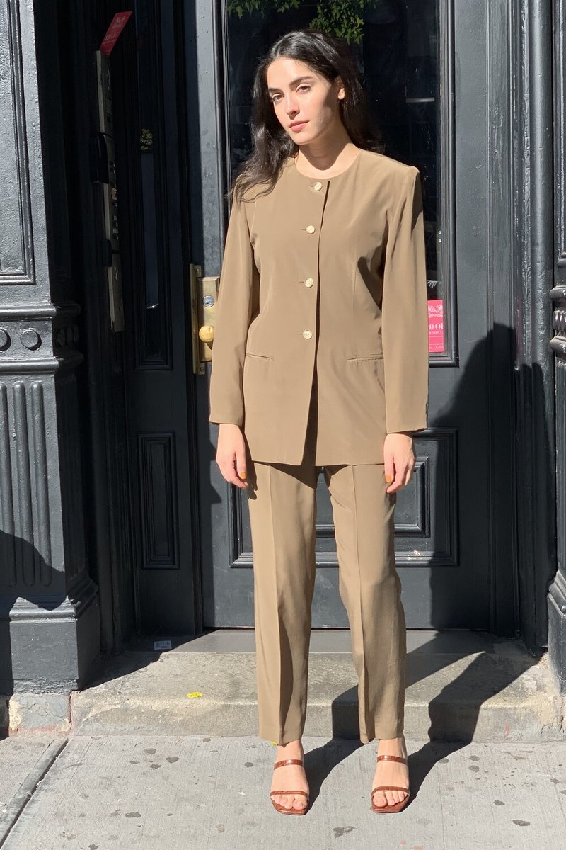 VINTAGE NEIMAN MARCUS SILK SUIT Garmentory