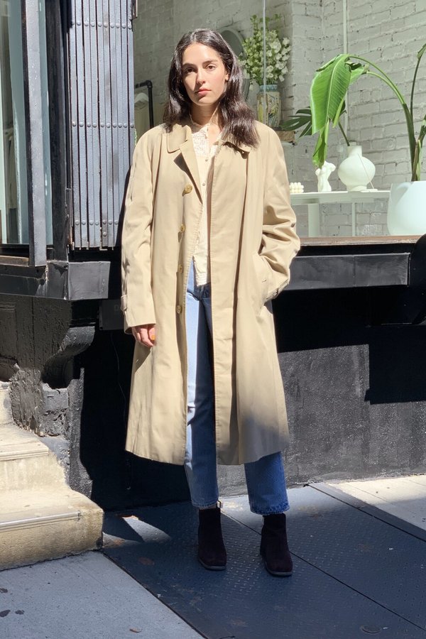 Burberry duster hot sale