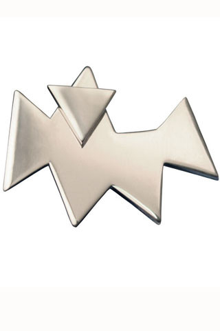 Katrine Kristensen - Sterling Silver Chainsaw Earring Single Katrine Kristensen - Sterling Silver Chainsaw Earring Single