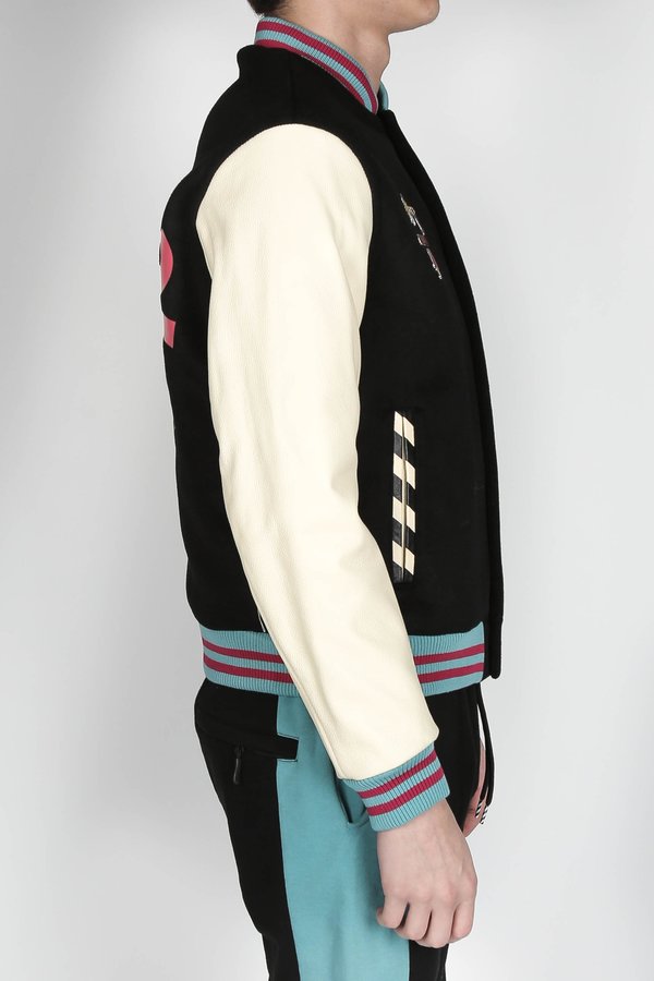 ice cream dipped varsity jacket