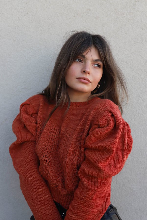 Tach Begonia Sweater - Rust Tach Begonia Sweater - Rust