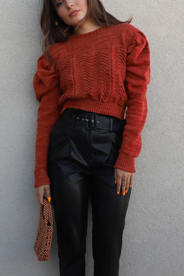Tach Begonia Sweater - Rust Tach Begonia Sweater - Rust