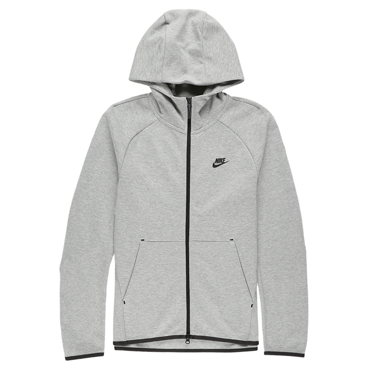nike tech fleece hoodie grey old season