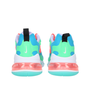 nike air max 270 react sneakers in translucent pink multi