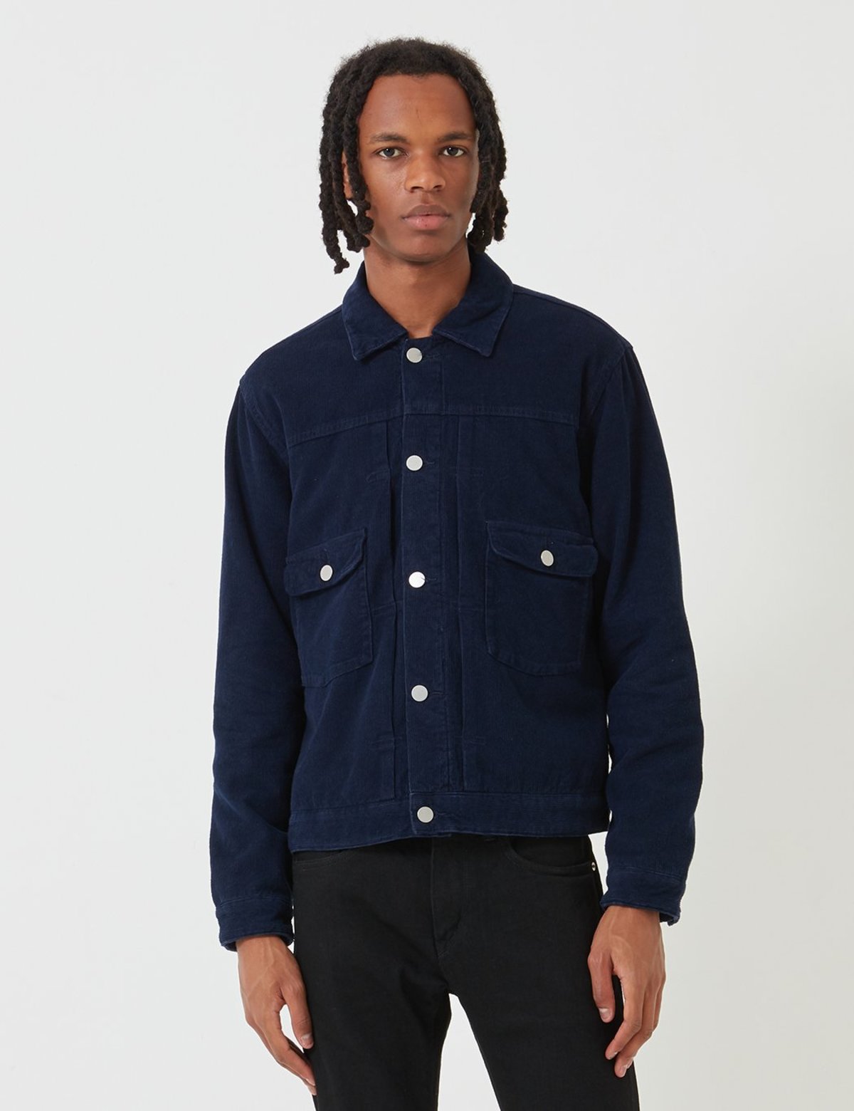 Edwin E-Classic Corduroy Jacket - Indigo Blue | Garmentory