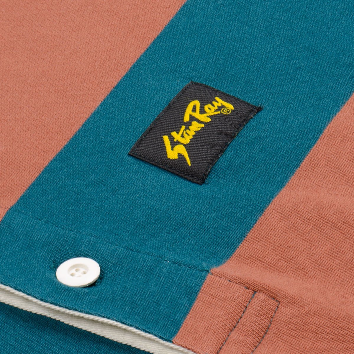 Stan Ray Rugby Stan Ray Rugby Polo Shirt - Carbon / Sandstone | Garmentory