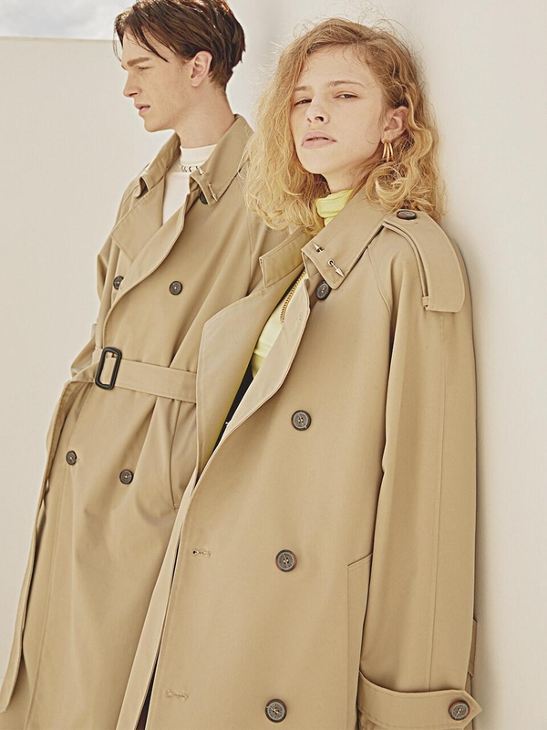 HOLY NUMBER 7 Timeless Overfit Trench Coat | Garmentory