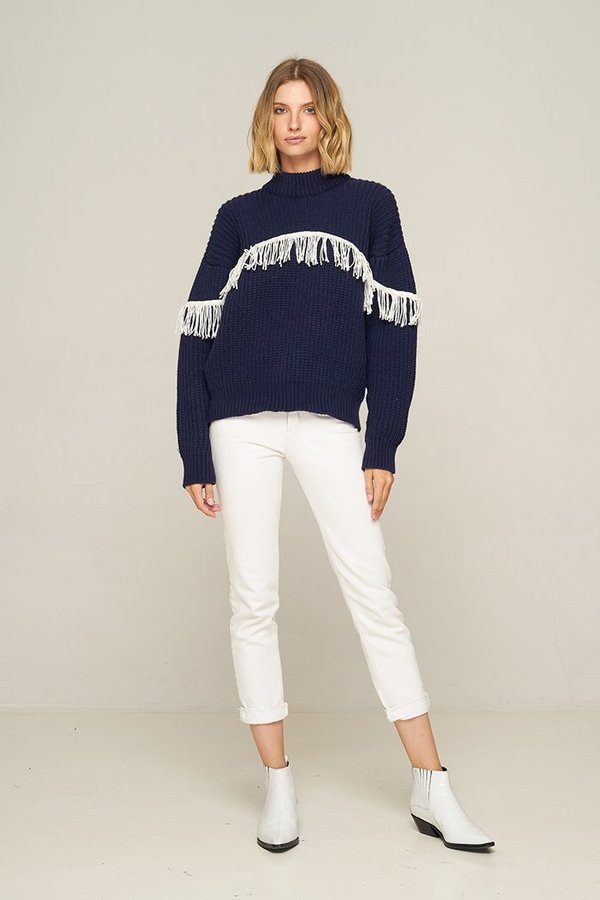 Rue Stiic VALENTINE FRINGE SWEATER