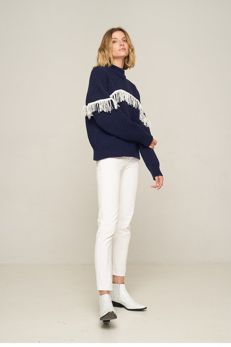 Rue Stiic VALENTINE FRINGE SWEATER