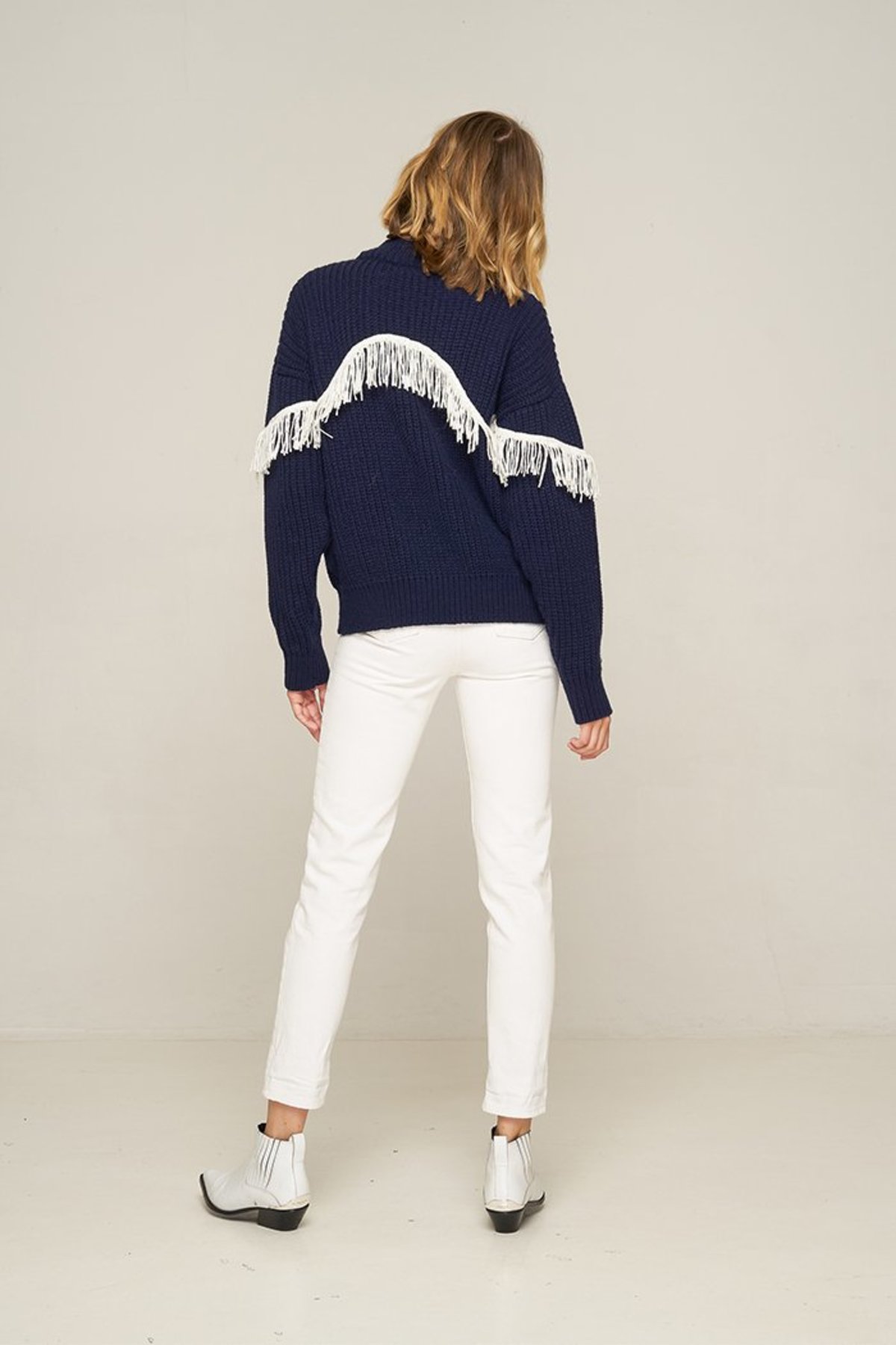 Rue Stiic VALENTINE FRINGE SWEATER - Image 5 of 8