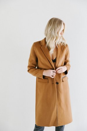 mackage camel wool coat