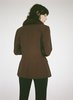 O. La Roche Faux Fur Collared Wool Jacket  - Thumbnail 4