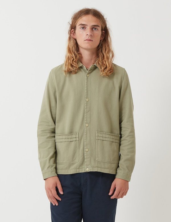 Folk Horizon Jacket - Pale Olive Green Folk Horizon Jacket - Pale Olive Green