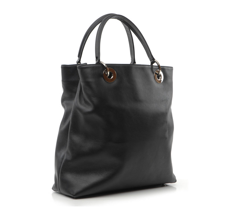 atelier MARCHAL ブラック トートバッグ Atelier Marchal Black Marlon Leather Tote Bag by Atelier Marchal