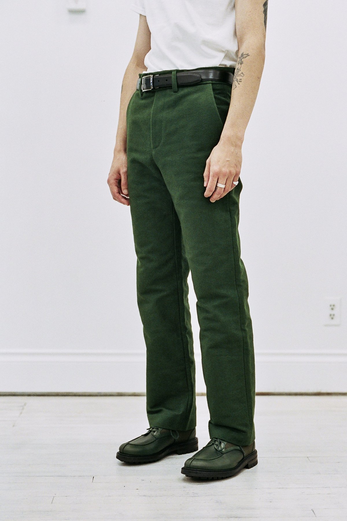 Frank Leder Deutschleder Pants - Green - Image 1 of 3